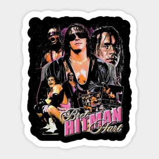 Bret Hart Hitman Sticker